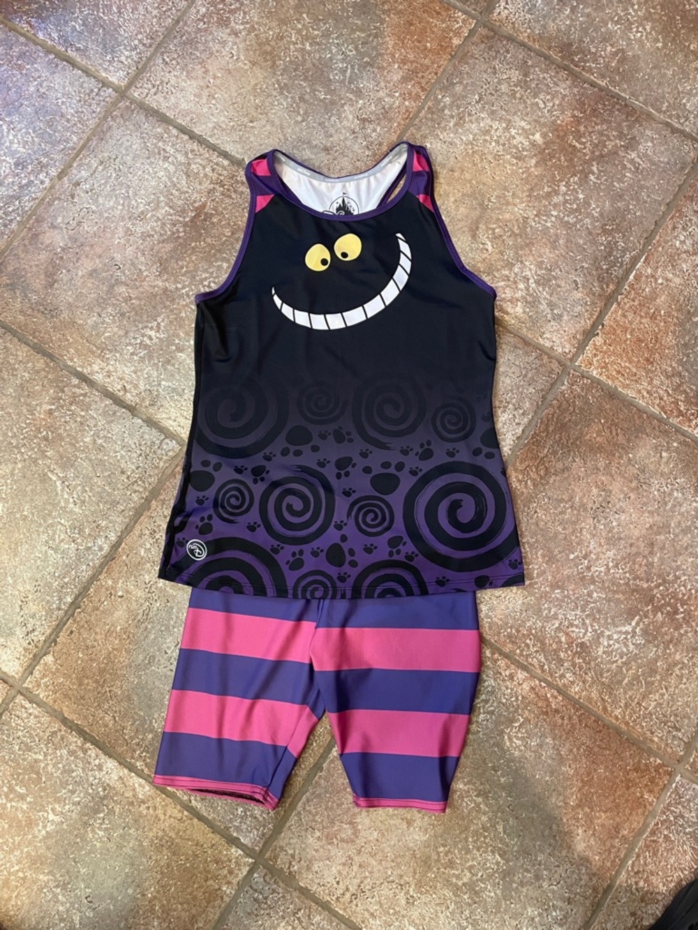 RunDisney Purple and Pink Cheshire Cat Two-Piece Set